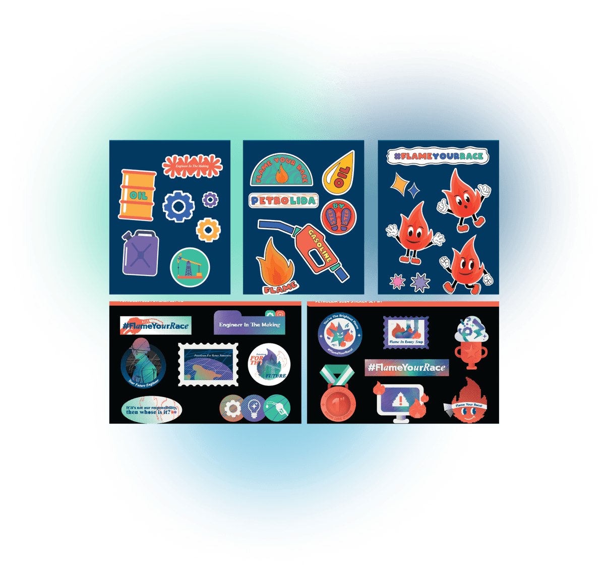 Sticker pack Petrolida